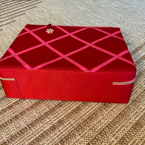 Estee Lauder Pink and Red Makeup Bag❤️Peppermint Toiletries Case - Picture 3 of 7